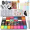 42 Color Face Painting Kit(42 Color + 30g Black and White Face Painting Kit)